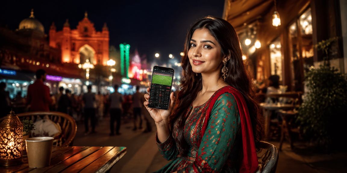 কুমিল্লায় মোবাইল ফোনে স্পোর্টস বেটিং প্রোমোশন ব্যবহার করছেন একজন ব্যবহারকারী